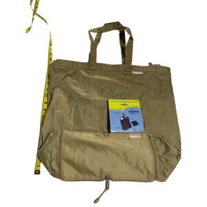 Baggilini Zip-out shopping bag small tan